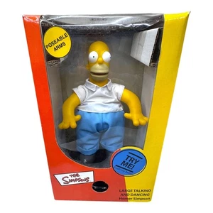 The Simpsons Large Talking & Dancing Homer Simpson Toy Vintage New Old Stock - Picture 1 of 7