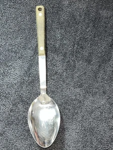 Vintage Ekco Flint Cooking Serving Spoon Stainless Steel Composite Handle 11.75” - Picture 1 of 4