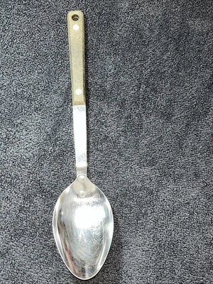 Vintage Ekco Flint Cooking Serving Spoon Stainless Steel Composite Handle 11.75” - Image 1 of 4
