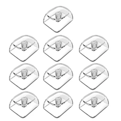 10Keys MOA Profile Transparents Crystal Blank 1.25U Keycaps Set for MX Switches - Image 1 of 4