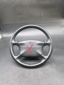 1999 - 2004 PORSCHE 911 996 BOXSTER 986 STEERING WHEEL LEATHER TIPTRONIC L5-897 - Picture 1 of 24