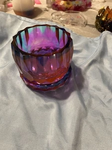 Small Acrylic Colorful Flower Pot Dish Trinket Box - Picture 1 of 5