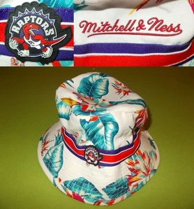 Floral Bucket TORONTO RAPTORS (L/XL) (58/61cm) MITCHELL & NESS PERFECT NBA Cap - Picture 1 of 9