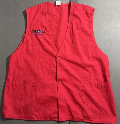 Vintage Toys R Us Red Uniform Vest Size L / Large - Image 1 of 4