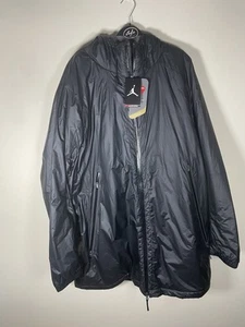 Air Jordan Fly Hooded Parka 2 Xl Black 689582-010 - Picture 1 of 12
