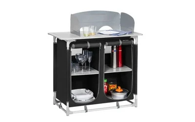 Berger Küchenbox 4 Fächer schwarz;, B-Ware - Bild 1 von 4