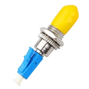 LC Male - ST Female Hybrid Fiber Optic Converter Adapter Coupler Connector LC-ST - Picture 1 of 10