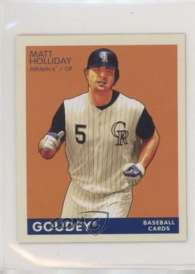 2009 Upper Deck Goudey Mini Blue Back Matt Holliday #68 - Image 1 of 2
