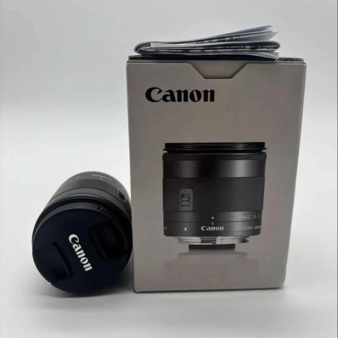 ✨超美品✨超軽量✨Canon EF-M 22mm ブラック　376-3 Amazon.co.jp: Canon EF-M 22mm f/2 STM : Electronics