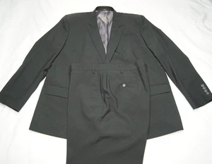 Haggar Travel Performance 2 Piezas Traje Hombre Chaqueta 52R Pantalones 44x30 Gris - Imagen 1 de 22