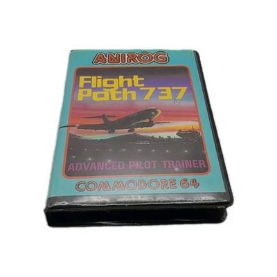 FLIGHT PATH 737 - Anirog original complete - Commodore 64 C64, Untested.  - Image 1 of 4