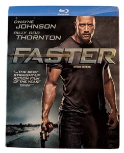 Faster (Blu-ray, 2010) Dwayne Johnson & Billy Bob Thornton - Foto 1 di 3