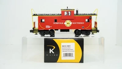 K-Line O TCA Norfolk Southern Extended Vision Caboose W/ Smoke K613-1831 NEW W17 - Image 1 of 4