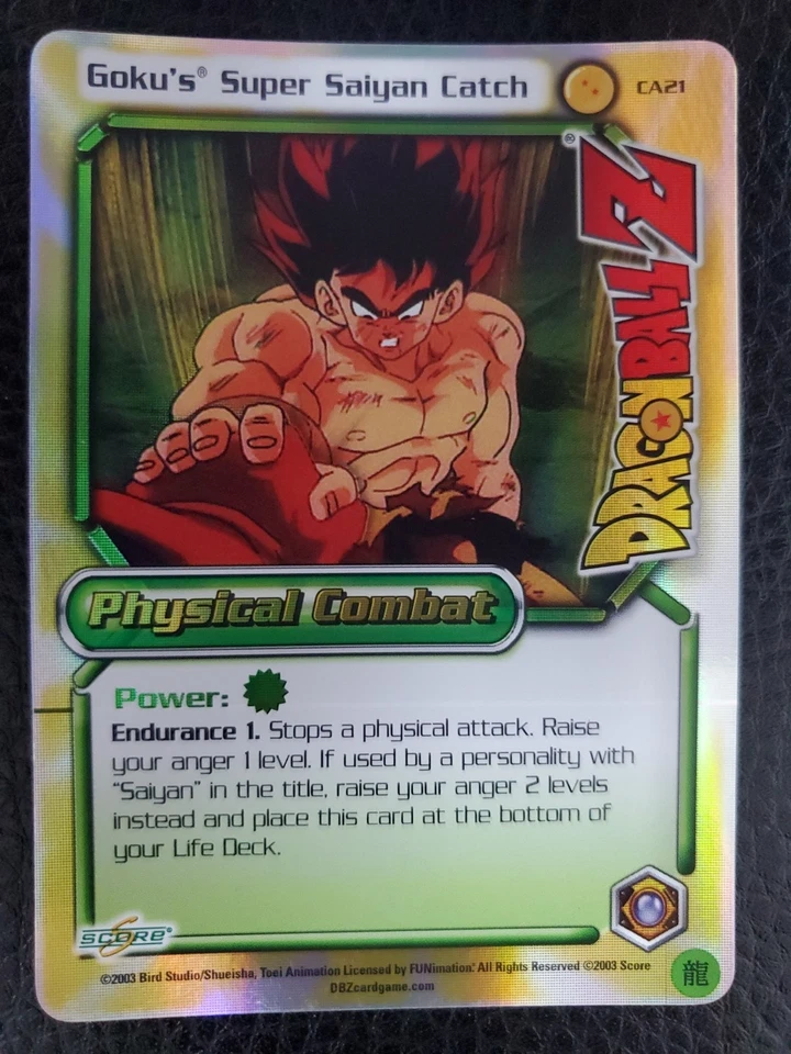 Goku's Super Saiyan Catch CA21 Cosmic Anthology DBZ Dragon Ball Z CCG Score - Image 1 of 1