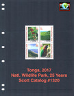 $19.00 Scott Value - 2017 TONGA Parrots South Pacific Birds CV MNH NH UMM