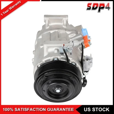 Compresor de aire acondicionado con embrague para Toyota Highlander Lexus IS350 GS300 RC350 2015-2020 Foto 1 de 4