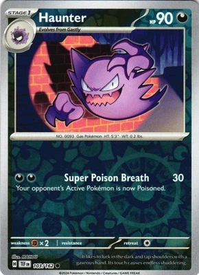 Haunter Common Reverse Holo SV05: Temporal Forces 103/162 NM - Image 1 of 2