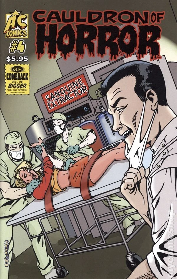 Caldero de horror #4 en estado bastante bueno 2024 imagen de archivo Foto 1 de 1