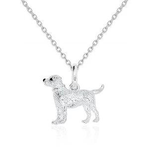 PENDANT LABRADOR IN STERLING SILVER - Picture 1 of 3