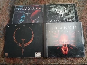 Quake PC 1 2 3 Mission Pack Extremites The Reckoning 4Game Lot CIB - Picture 1 of 4