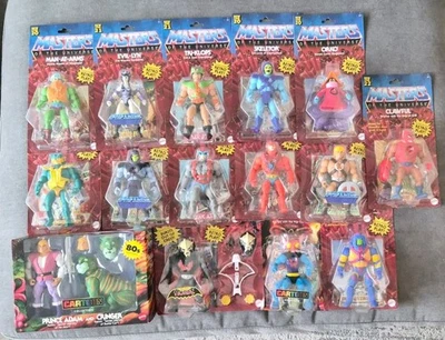Lote Mixto de 15 Figuras Masters of the Universe Nunca Abiertas Las Cajas están dañadas Foto 1 de 4
