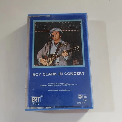Roy Clark In Concert Cassette Tape 1976 ABC Records Country Music Foto 1 de 2