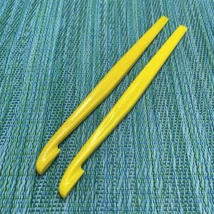 2 Tupperware Citrus Orange Peeler #727 Yellow Gadget Vintage USA - Picture 1 of 6