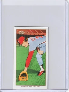 2002 Topps 206 Mini Carolina Brights Back Mike Schmidt #288 HOF - Picture 1 of 2