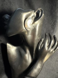 Pendientes vintage con escudo de plata de ley 925 de 17 g - Imagen 1 de 7