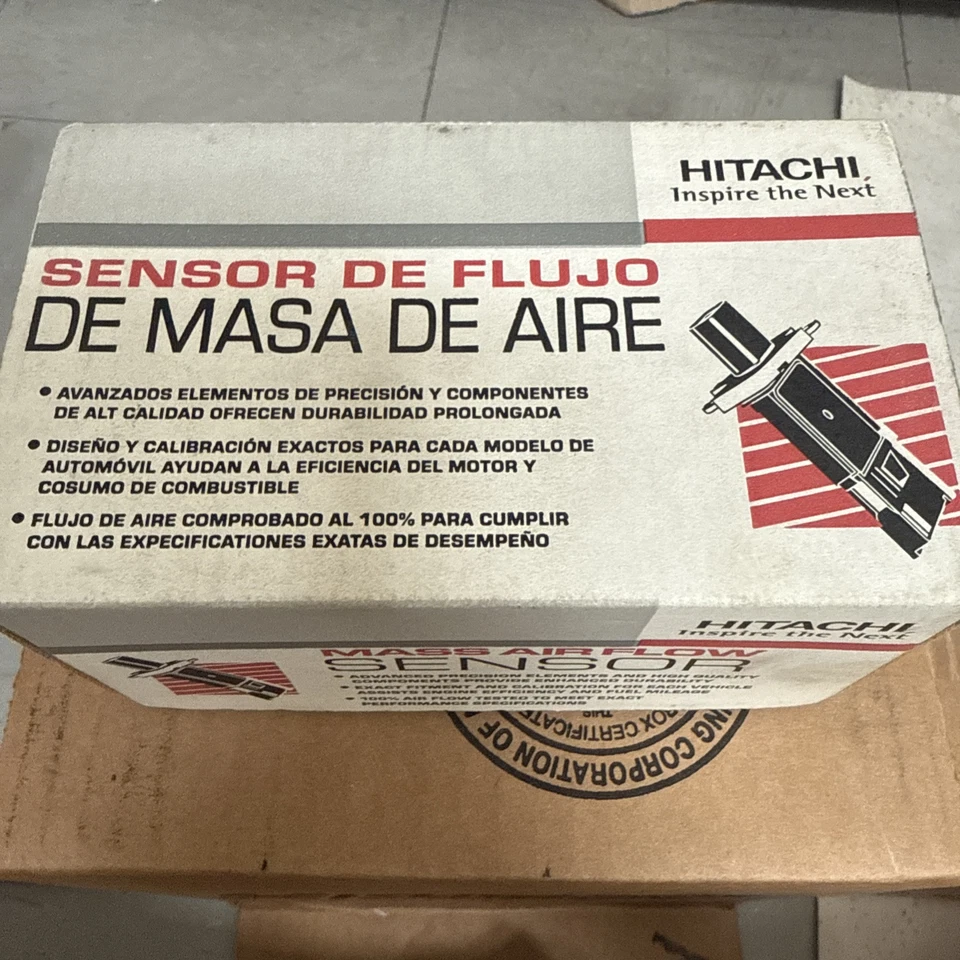 Sensor de flujo de aire de masa Hitachi MAF0005 para Buick Chevrolet Oldsmobile Pontiac V6 Foto 1 de 4