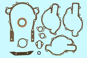 Buick 264 322+364 400 401 425 Nailhead Front/Timing Cover Gasket Set BEST 53-66 - Foto 1 di 3