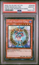 Yugioh PSA 10 2022 Niña Mago Oscuro MP22-EN268 Secreto Raro (Foto de Stock)