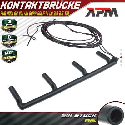 Leitungssatz Kontaktbrücke Glühkerzen für Audi A3 VW Golf T4 Seat Skoda 1.9 2.0L - Bild 1 von 4