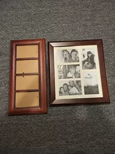 2 - Family Collage Picture Frames Holds 4-4"x6"& 5-4"x6" pictures **see Pics Fla - Picture 1 of 8