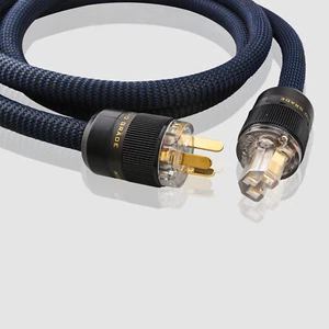Cable de alimentación amplificador HiFi de 10 AWG para audiófilos AU enchufe fuente de alimentación cable - Imagen 1 de 12