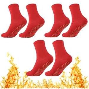 3 Pairs Winter Self-Heating Socks Tourmaline Slimming Health Warm Sock Thermal - Picture 1 of 4