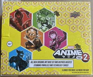 2023 Upper Deck Marvel Anime Vol. 2 Sealed Hobby Box