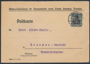 Dt. Reich 75 Pfennig Germania seltene Farbe EF Dresden 1922 Attest (S17349) - Picture 1 of 3
