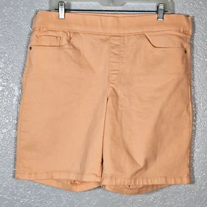 DKNY Shorts Gr. XL Pfirsich 5 Taschen Stretch Baumwolle Polyester Denim Damen - Bild 1 von 12