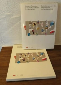 Colección de estampillas de libro de anuario de Canadá 1982 un conjunto completo de estampillas postales de Canadá montadas sin montar o nunca montadas - Imagen 1 de 7