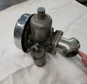 VINTAGE SU CARBURETOR WITH AIR CLEANER INTAKE MANIFOLD HARLEY SHOVEL CHOPPER - Bild 1 von 16