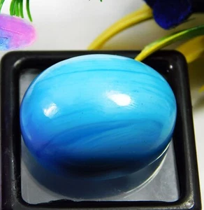 Natural Turquoise 37.65 Ct Oval Cabochon Cut Loose Gemstone Brazilian - Picture 1 of 9