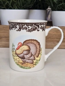 Spode Woodland Truthahn Becher 4 1/8" hoch, 14 Unzen makellos - Bild 1 von 6