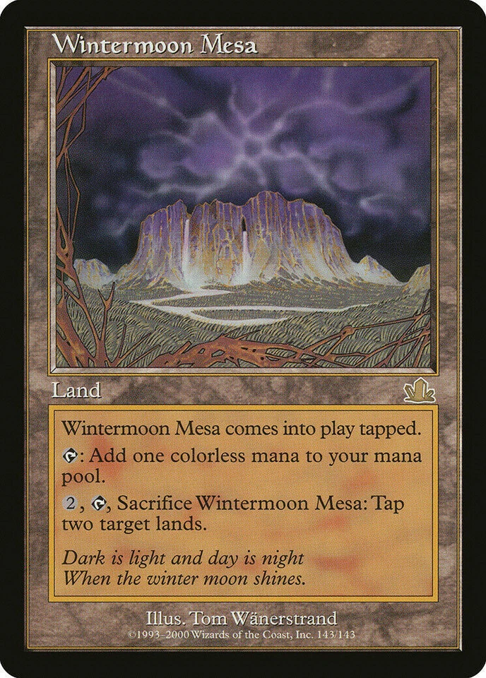 Wintermoon Mesa  Prophecy MtG NM - Image 1 of 1