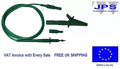 JPS CALIBRATION SERVICES LTD Electrical Test Lead Earth Bond Probe and Croc Clip for PAT Testers JPSS022 pm8