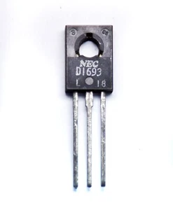 5pc NPN Darlington Power Transistor 2SD1693 D1693 L * 60V 3A 1.3W TO-126 * NEC - Picture 1 of 1