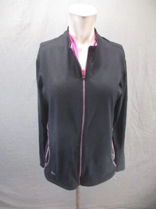 NIKE FIT DRY Size XL (16-18) Girls Full Zip High Neck Pocket Athletic Jacket 585 - Picture 1 of 11