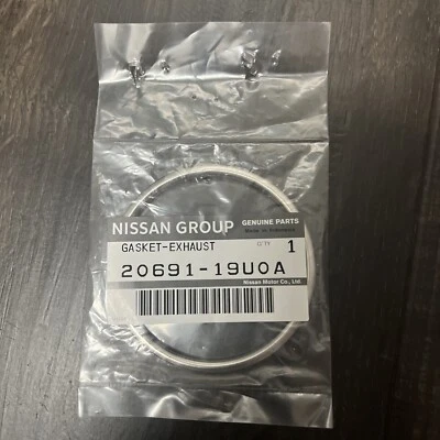 GENUINE OEM Nissan Exhaust Seal Gasket 20691-19U00 / 20691-19U0A - Image 1 of 2