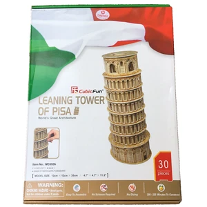 New CubicFun Leaning Tower of Pisa Italy MC053h - 30 Pieces 3D Puzzle Jigsaw - Picture 1 of 8