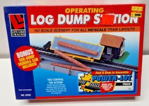 LIFE-LIKE HO Scale LOG DUMP STATION With Flat Car. New Sealed - Picture 1 of 4
